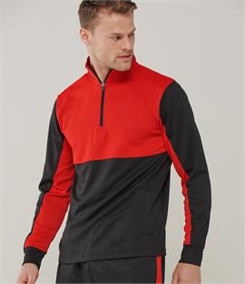 Finden and Hales 1/4 Zip Tracksuit Top